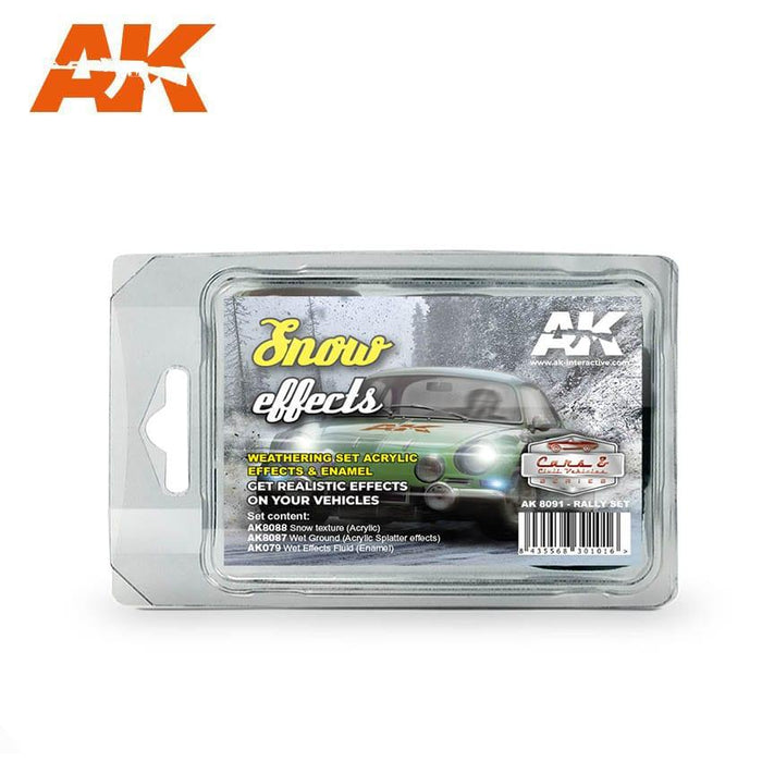 AK Interactive Paint Set: Snow Effects Rally Set