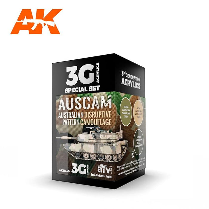 AK Interactive Paint Set - Auscam Colors Set 3g