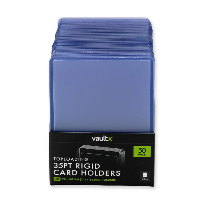 Vault X - 35pt Rigid Card Holders - 50 Pack