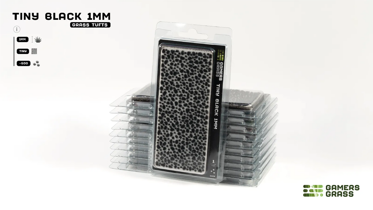Gamers Grass - Tiny Black 1mm