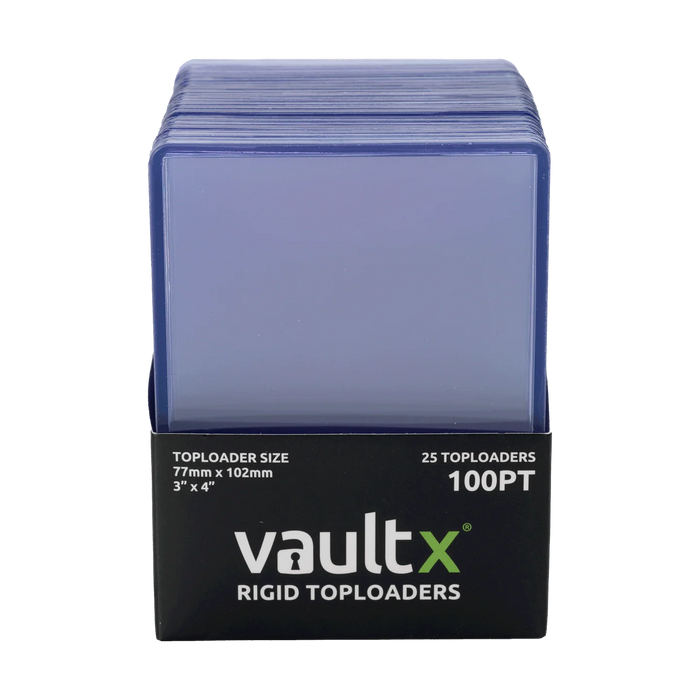 Vault X - 35pt Rigid Card Holders - 100 Pack