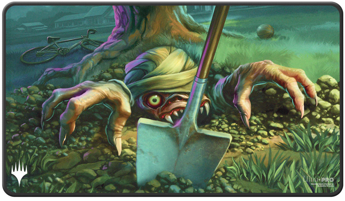 Magic: The Gathering - Duskmourn Black Stitched Playmat Special Guest - Guest Artist 1