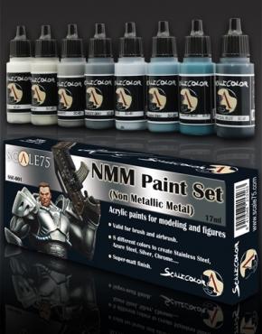 Scale 75 Paint Set - NMM: Steel (Non Metallic Metal)