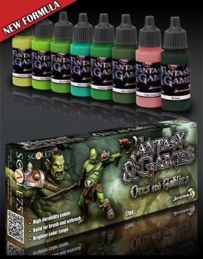 Scale 75 Paint Set - Fantasy and Games: Orcs and Goblins