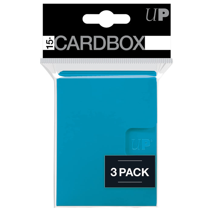 Ultra PRO: PRO 15+ Card Box 3-Pack: Light Blue