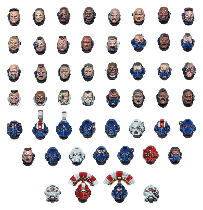 Space Marine Heads (Mail Order Item)