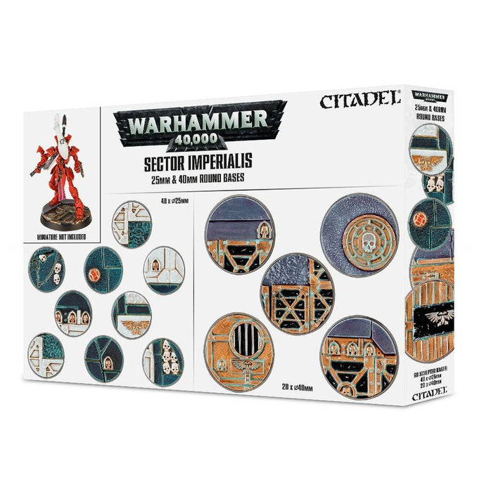 Citadel - Basing - Sector Imperialis: 25 & 40mm Round Bases