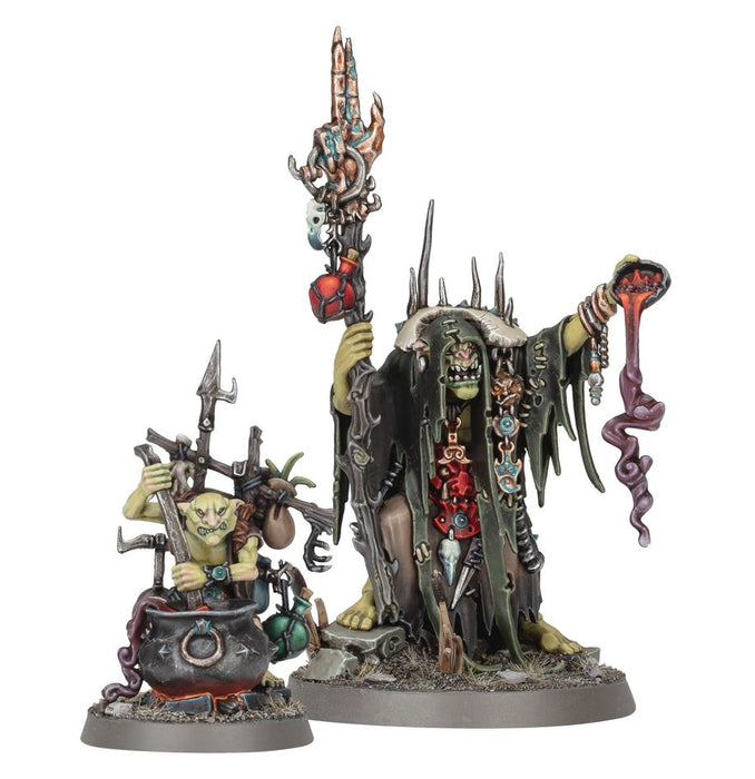 Orruk Warclans: Swampcalla Shaman with Pot-Grot [Mail Order Only]