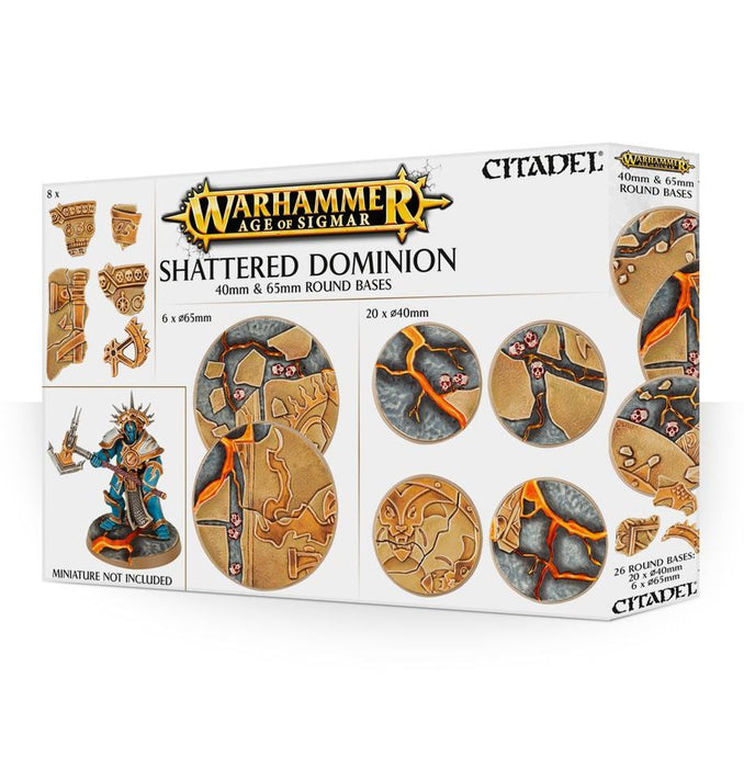 Age of Sigmar - Shattered Dominion - 40 & 62MM Round Bases