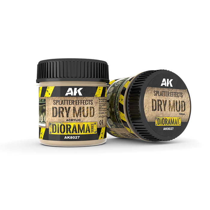 AK Diorama: Splatter Effects Dry Mud - 100ml