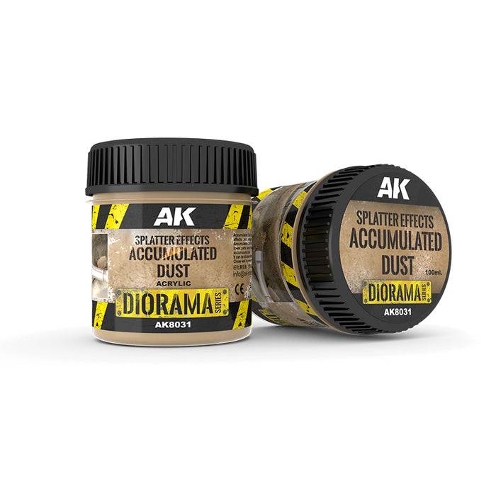 AK Diorama: Splatter Effects Accumulated Dust - 100ml