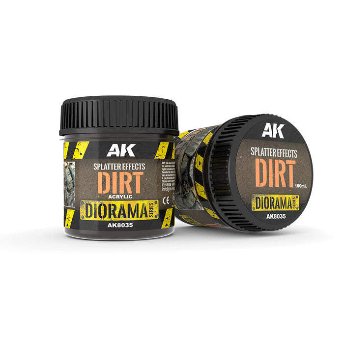 AK Diorama: Splatter Effects Dirt - 100ml