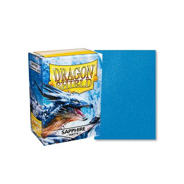 Dragon Shield Matte - Sapphire (100 ct. in box)