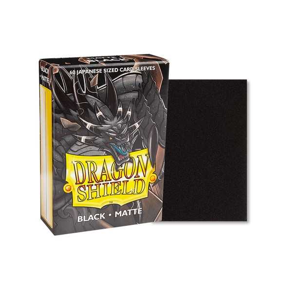 Dragon Shield Matte Japanese size - Black (60 ct. In box)