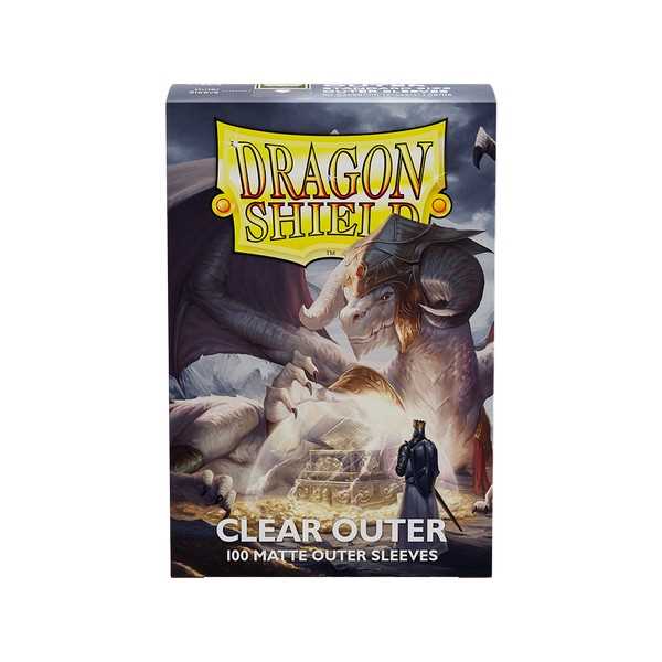 Dragon Shield Clear Outer Sleeves - Matte Standard Size (100)