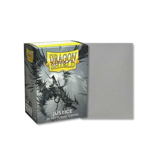 Dragon Shield Matte Dual Sleeves Standard Size - Truth / Justice (100)