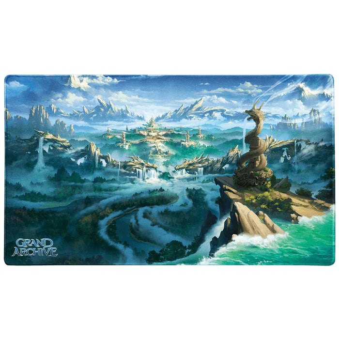 Dragon Shield: "Grand Archive, Baidi, Oathsworn Palace" - Playmat and Tube