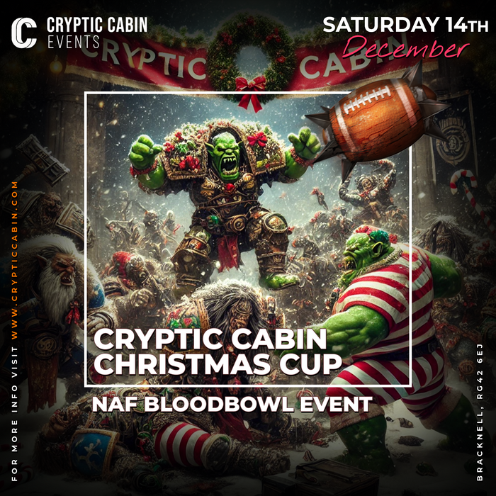 Blood Bowl - Cryptic Cabin Christmas Cup NAF Approved - Saturday 14th December