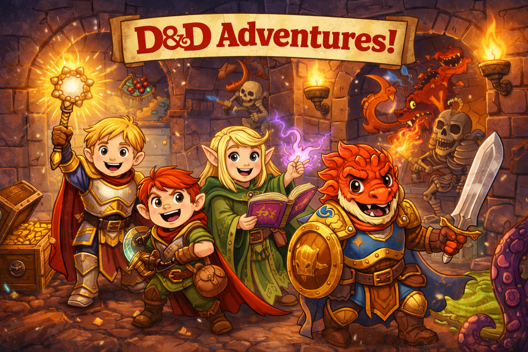 Learn To Play Dungeons & Dragons (10 - 14 Age) - Sunday 22nd March - Bracknell