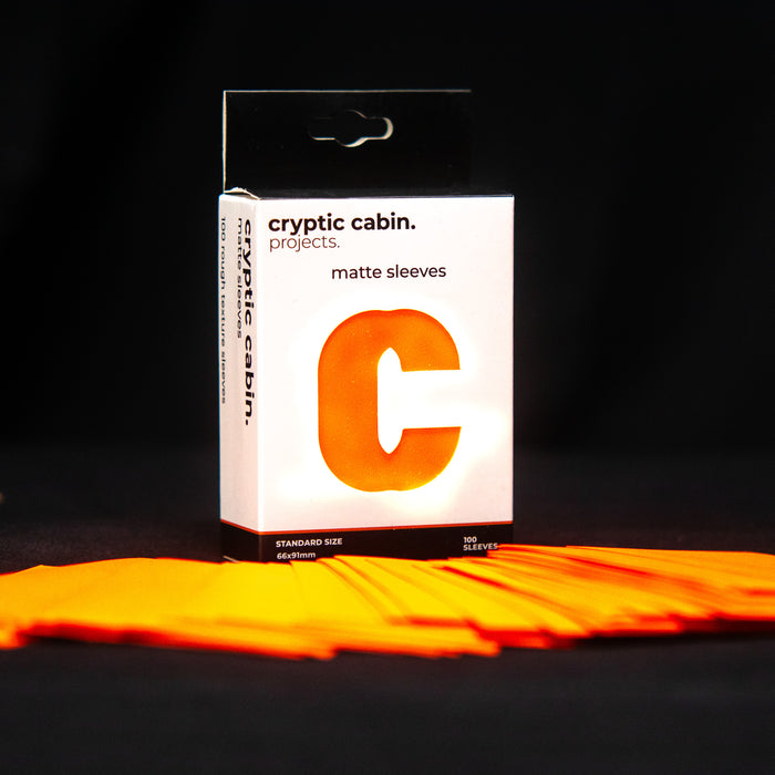 Cryptic Cabin Card Sleeves - Standard Size