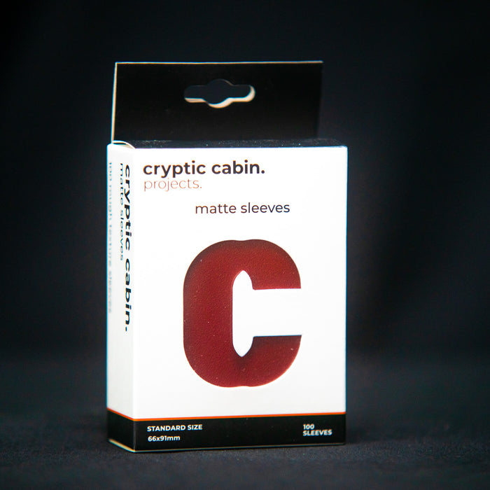 Cryptic Cabin Card Sleeves - Standard Size