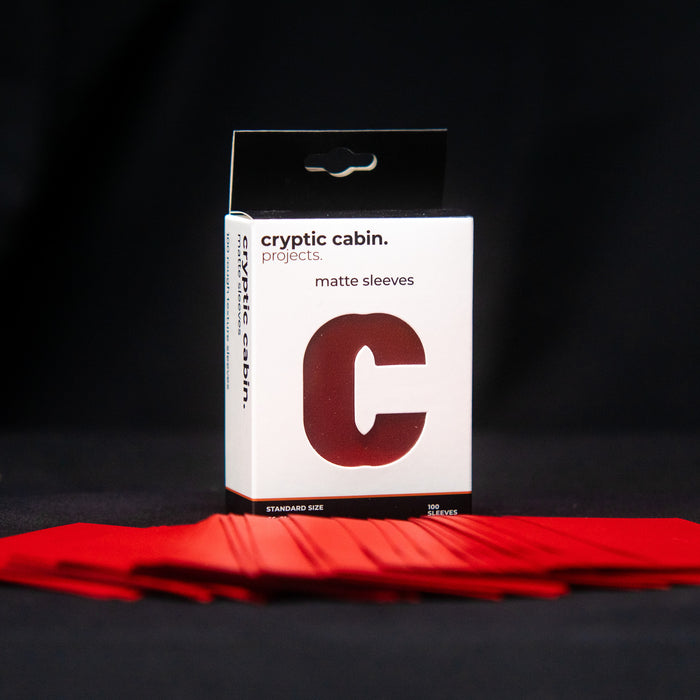 Cryptic Cabin Card Sleeves - Standard Size