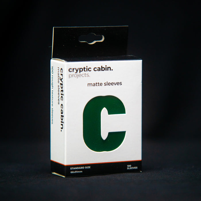 Cryptic Cabin Card Sleeves - Standard Size