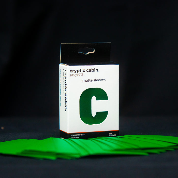 Cryptic Cabin Card Sleeves - Standard Size