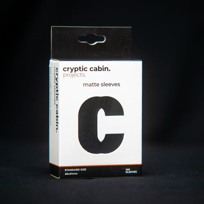 Cryptic Cabin Card Sleeves - Standard Size