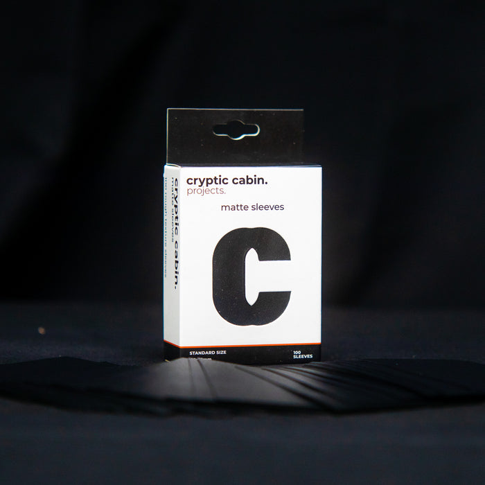 Cryptic Cabin Card Sleeves - Standard Size