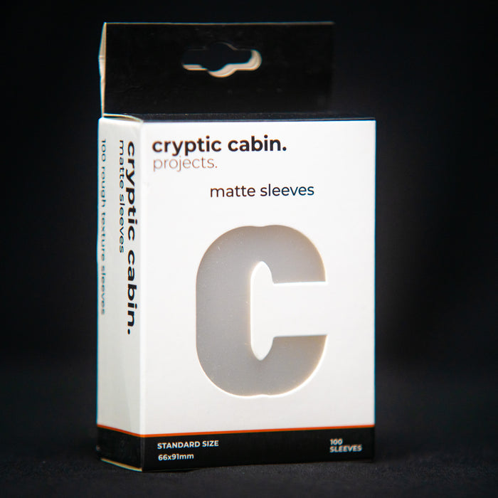 Cryptic Cabin Card Sleeves - Standard Size