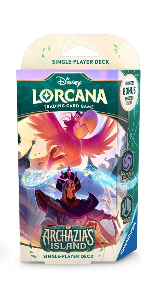 Disney Lorcana - Archazia's Island - Starter Deck - Iago & Jafar Cryptic Cabin Disney Lorcana - Archazia's Island - Starter Deck - Iago & Jafar Cryptic Cabin
