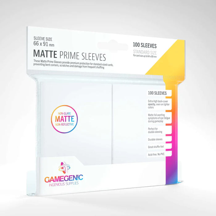 Matte Prime Sleeves - White (100)