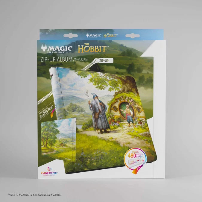 Gamegenic Magic -  The Gathering: The Hobbit Zip-Up Album 24 Pocket "The Shire"