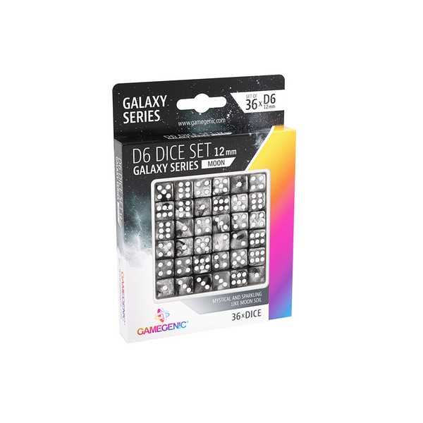 Gamegenic Galaxy Series - D6 Dice Set 12 mm (36 pcs)