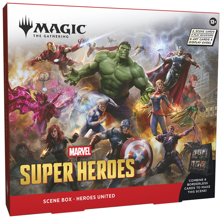 Magic The Gathering - Marvel Super Heroes - Scene Box - Heroes United