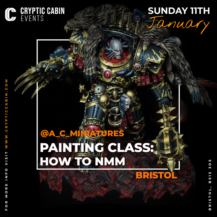Painting Class - NMM  - AC Miniatures - Sunday Jan 11th - Bristol