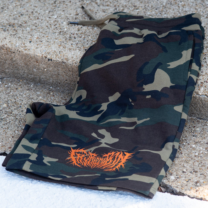 Cryptic Cabin Merch - Camo Shorts
