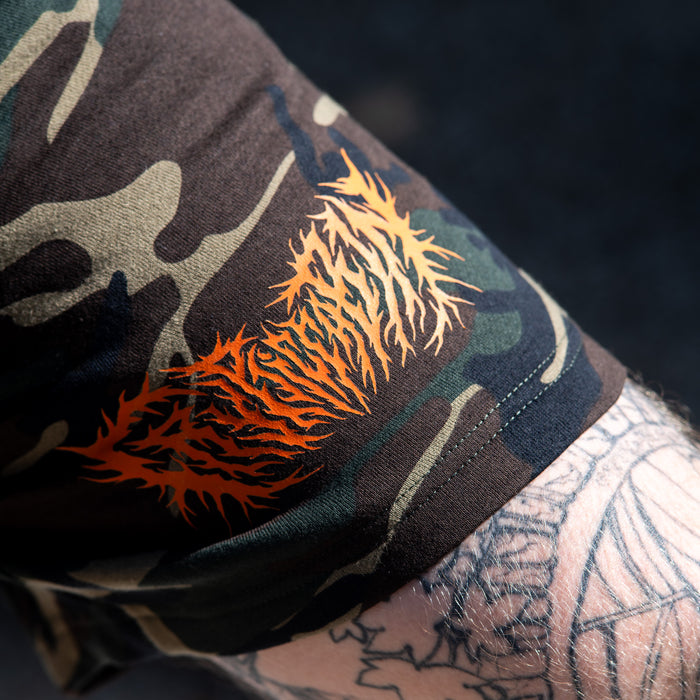 Cryptic Cabin Merch - Camo Shorts