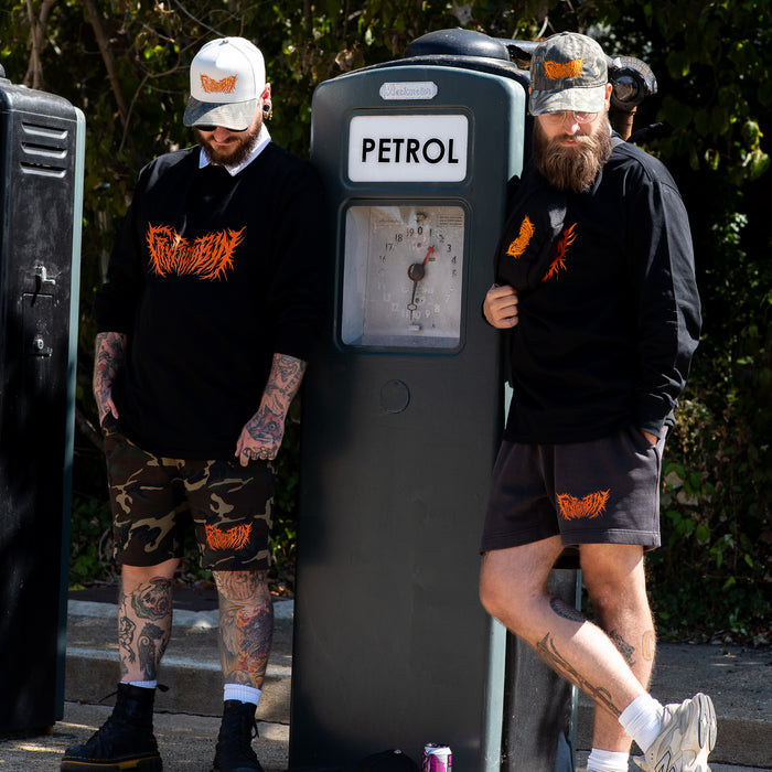 Cryptic Cabin Merch - Camo Shorts