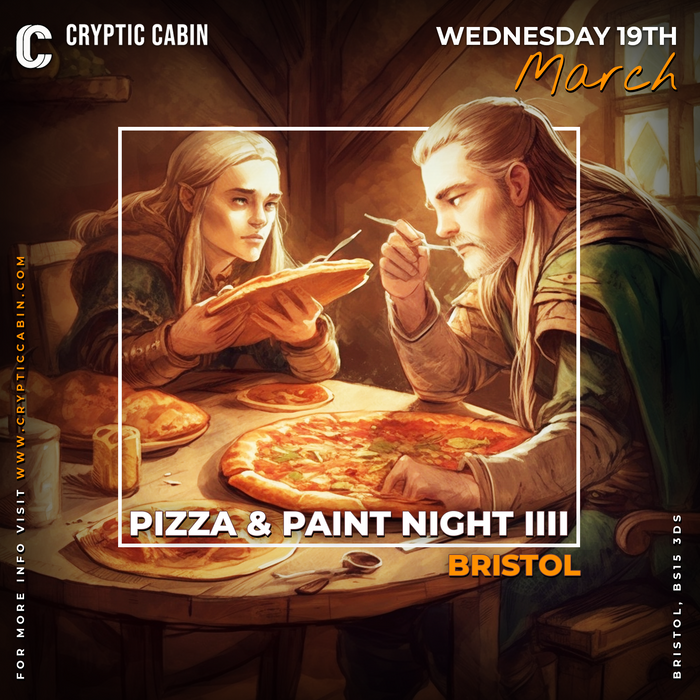 Paint and Pizza Night - Wednesday 19th March - Bristol