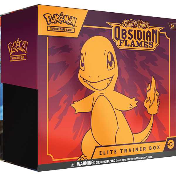 Pokémon TCG: Scarlet & Violet 3 Obsidian Flames Elite Trainer Box - Release date 11th August