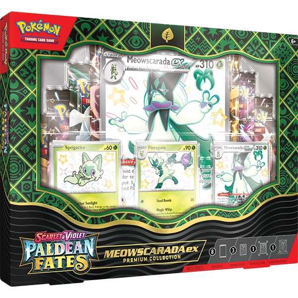 Pokémon TCG: Scarlet & Violet 4.5 Paldean Fates Premium Collection - Meowscarada