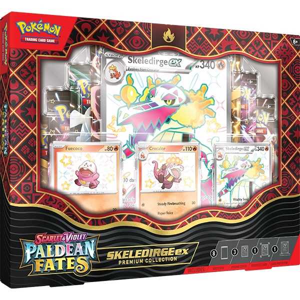 Pokémon TCG: Scarlet & Violet 4.5 Paldean Fates Premium Collection - Skeledirge