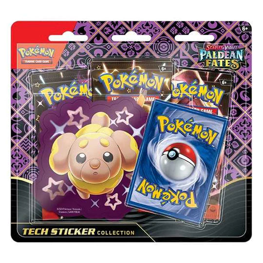 Pokémon TCG: Scarlet and Violet - Paldean Fates Tech Sticker Box