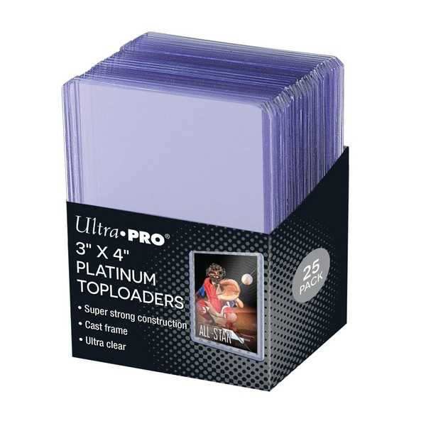 Ultra Pro - 3in x 4in Ultra Clear Platinum Toploader 25ct