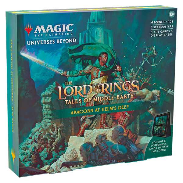 MTG: Lord of the Rings: Tales of Middle-Earth Scene Box - Aragorn - release date 3rd November
