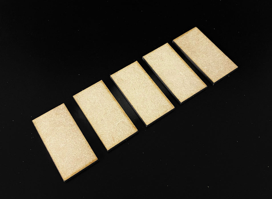 CC Bases - 25x50mm x 5