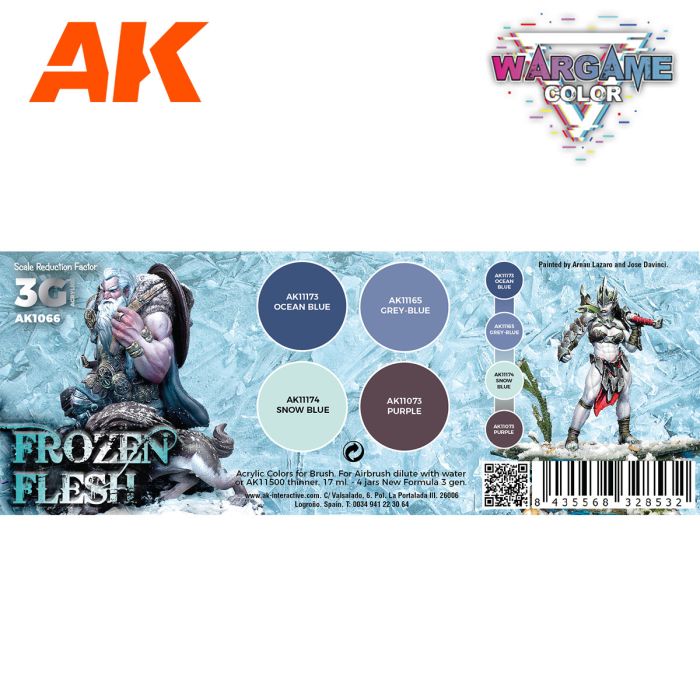 Ak Interactive - Frozen Flesh Wargame Set