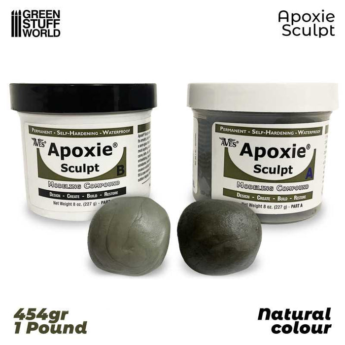 Green Stuff World - Apoxie Sculpt Modeling Compound Natural